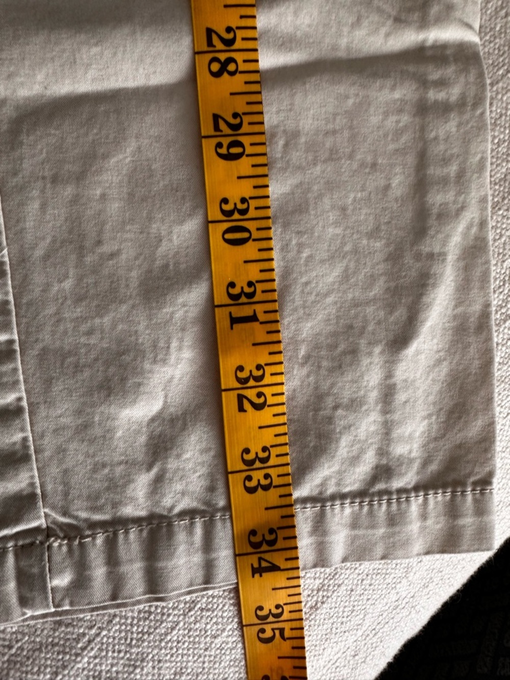 Light Beige Straight Leg Pants - Picture 2 of 6